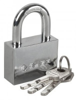 Замок ЗУБР &quot;МАСТЕР&quot; навесной, стальной корпус, закаленная дужка, 60мм