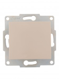 Lezard KARINA мех. выкл. СУ 1 кл. 10А крем (корп. ABS) 707-0388-100