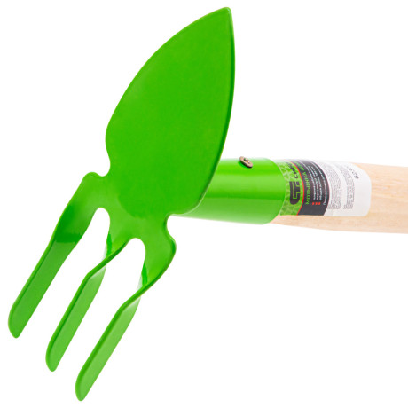 Мотыжка комбинированная, 60 х 380 мм, стальная, деревянная рукоятка, Агроном, Сибртех