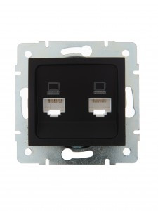 Lezard KARINA мех. роз. СУ 2 мест. комп. чёрн. бархат (корп. ABS) 707-4288-141