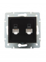 Lezard KARINA мех. роз. СУ 2 мест. комп. чёрн. бархат (корп. ABS) 707-4288-141