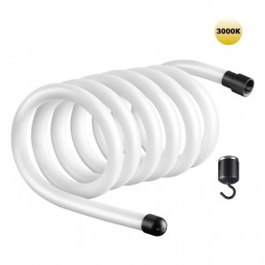 NOVOTECH 359132 KONST NT23 чер св-к подвес св/д гибкий неон 3м IP20 LED 3000K 38W 170-265V 3800lm