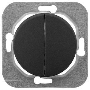 Bylectrica РЕТРО ПРОВАНС мех. выкл. 2 кл. СУ (С510-3302 черный графит)