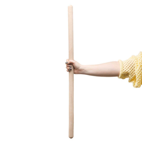 Скалка деревянная длина 80 см диаметр 32 мм