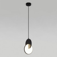 Eurosvet св-к подвесной  LED 503 лм 180х180х1290 металл черный/белый Lang 50225/1 LED a057338