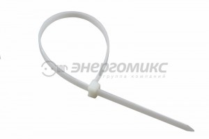 REXANT хомут многоразовый нейлоновый 100x2.5 мм 100 шт белый  СКМ-100, (10!) 07-0109