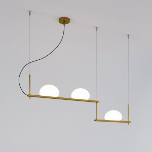 Eurosvet св-к подвесной G9 3x25 Вт 1160х1160х1200 металл белый/латунь Stair 70145/3 a061372