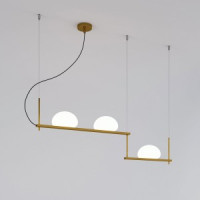 Eurosvet св-к подвесной G9 3x25 Вт 1160х1160х1200 металл белый/латунь Stair 70145/3 a061372