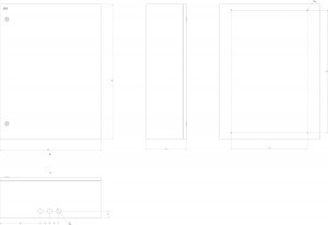 ЭРА SIMPLE щит (корпус) метал. ЩМП-4-0 (800х600х240) IP31