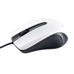 Мышь проводная оптическая Perfeo RAINBOW, 3 кн, 1000 dpi, USB, чёрн-бел (PF3440)