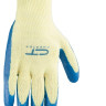 Перчатки трикотажные, полиэфирные, латексное рельефное покрытие, L Сибртех
