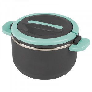 Термокастрюля SEMPLICE с крышкой колба нерж сталь/пластик 2л, 17,5*17,5*14см 107304 Mallony