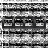 Smartbuy Венера Рамка 4-местная горизонтальная черная  (SBE-01b-00-FR-4)