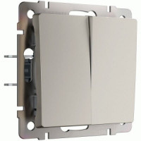 Werkel мех. выкл. СУ 2 кл. 10А перекрестный (дымчатый) W1223004