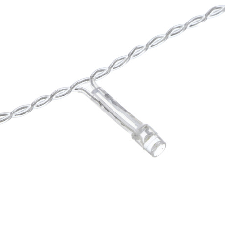 СНОУ БУМ Гирлянда эл. бахрома, 96LED, 3x0,7м, мультицвет, 8 реж, ПВХ прозр., коннектор, 220В