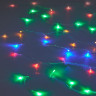 СНОУ БУМ Гирлянда эл. бахрома, 96LED, 3x0,7м, мультицвет, 8 реж, ПВХ прозр., коннектор, 220В