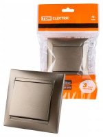 TDM Лама выкл. СУ 1 кл. 10А бронза SQ1815-0701