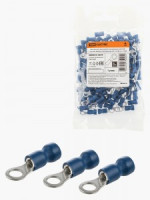 TDM Наконечник кольцевой изолированный НКИ с легким вводом проводника 2,5-4 (100 шт.)  SQ0502-0204