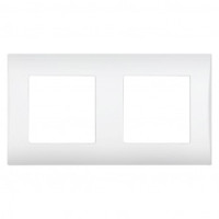 Smartbuy Вега рамка СУ 2 мест.(горизонт) белая (SBE-08w-00-FR-2)
