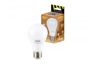 ФАЗА ЛОН A60 E27 18W(1200lm) 3000K 2K 60х110 пластик/матовый .5038387