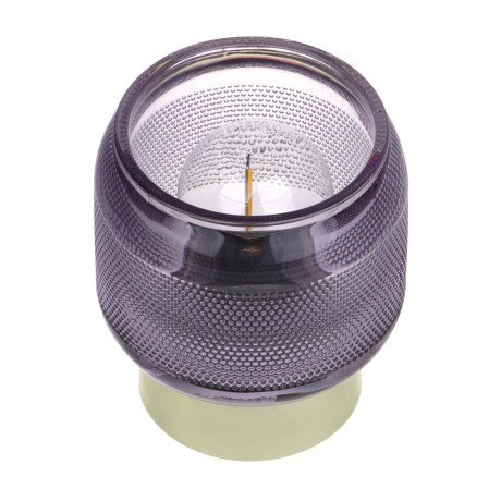 Светильник LED, 9х9х10 см, металл, стекло, 2xААА