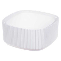 Кашпо СТРИП 200х200 1,6л со вставкой Белый М3250 х8