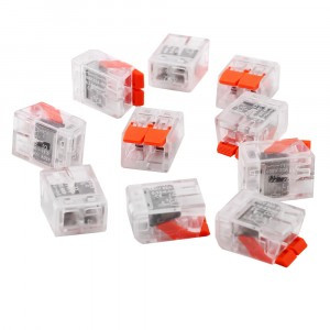 Volsten клемма с рычагом СМК 221-412 2х(0,08-4мм2) 450V 32А (уп.10шт, цена за шт) V02-9W-221-412