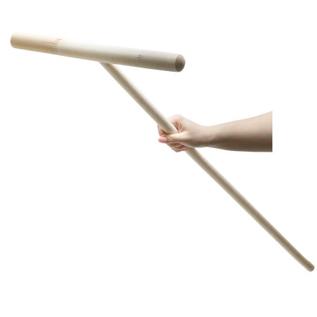 Швабра деревянная круглая 120см СРОЩЕННАЯ