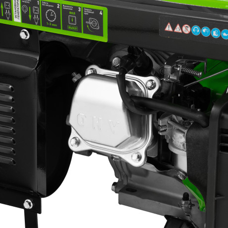 Генератор бензиновый БС-3500Э, 3.2 кВт, 230В, 4-х тактный, 15 л, электростартер Сибртех