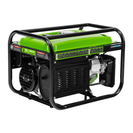 Генератор бензиновый БС-3500Э, 3.2 кВт, 230В, 4-х тактный, 15 л, электростартер Сибртех