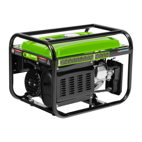 Генератор бензиновый БС-3500Э, 3.2 кВт, 230В, 4-х тактный, 15 л, электростартер Сибртех