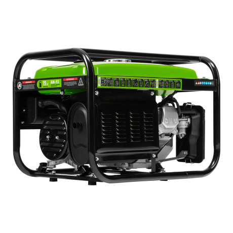 Генератор бензиновый БС-3500Э, 3.2 кВт, 230В, 4-х тактный, 15 л, электростартер Сибртех