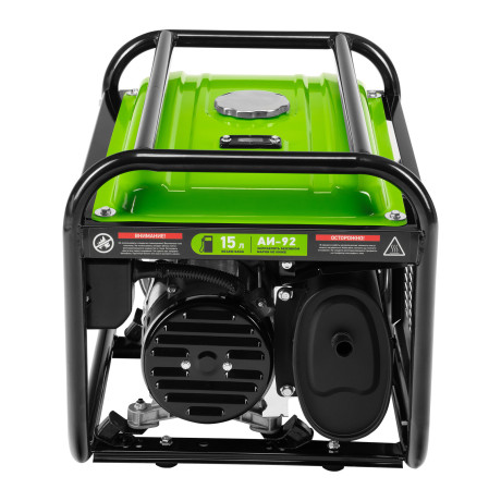 Генератор бензиновый БС-3500Э, 3.2 кВт, 230В, 4-х тактный, 15 л, электростартер Сибртех