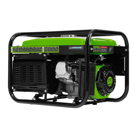 Генератор бензиновый БС-3500Э, 3.2 кВт, 230В, 4-х тактный, 15 л, электростартер Сибртех