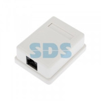 REXANT Рoзетка компьютерная внешняя, 1-порт RJ-45 (8p8c), UTP неэкранированная, cat 6,   03-0132