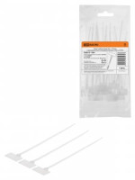 TDM хомут 2,5х110мм нейлон с маркировочной площадкой (белый) (уп.100шт, цена за уп) SQ0515-1304