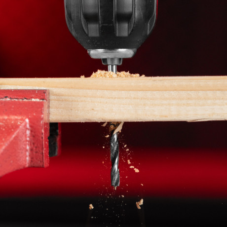 Набор сверл по дереву, 3-4-5-6-7-8-9-10 мм, 8 шт, цилиндрический хвостовиковик, пластиковый кейс, Matrix