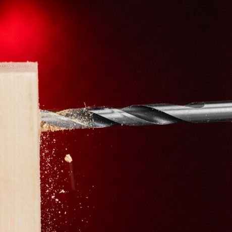 Набор сверл по дереву, 3-4-5-6-7-8-9-10 мм, 8 шт, цилиндрический хвостовиковик, пластиковый кейс, Matrix