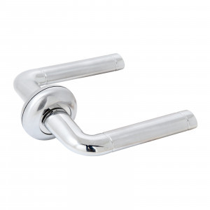 Комплект ручек кругл.основ. ABS пластик СТАНДАРТ P28 SN/CP мат.никель/хром  квадрат 140 мм