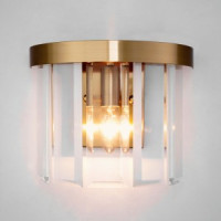 Bogate&#039;s бра E14 1x60W 140х0х200 металл прозрач/латунь Eclipse 358/1 a057290