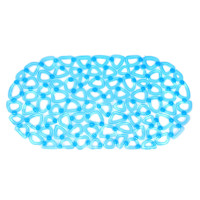 VETTA Коврик в ванну, противоскользящий, ПВХ, 67х33 см, Камни, лазурь