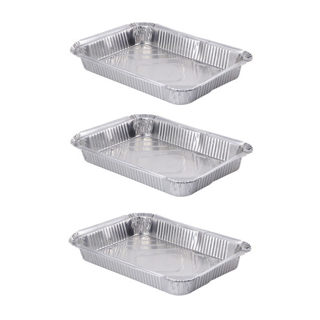 Набор алюминиевых форм для приготовления тм VETTA, алюминий, 31,5x22x4см, дно 27,5x17,5см, 2235мл, L