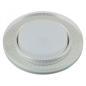 Fametto DLS-L155 GX53 GLASSY/CLEAR 3D св-к встр, Luciole декоративный без лампы,/св-д подсветка 3Вт