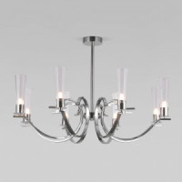 Eurosvet св-к потолоч. G9 8x7 Вт 800х800х520 металл хром Rosher 60141/8 a060336