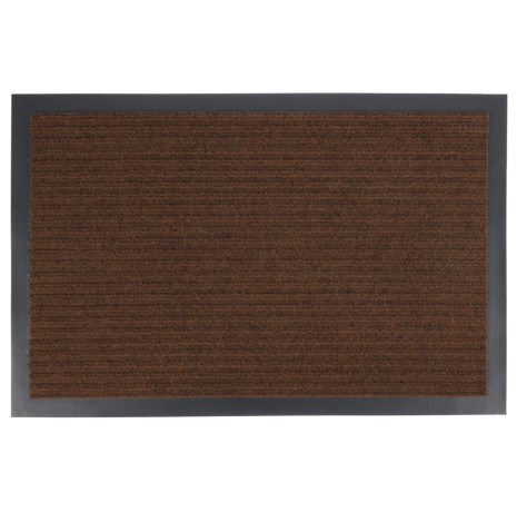 Коврик влаговпитывающий SINDBAD Т202/2 40см х 60см х 8мм, в полоску, коричневый