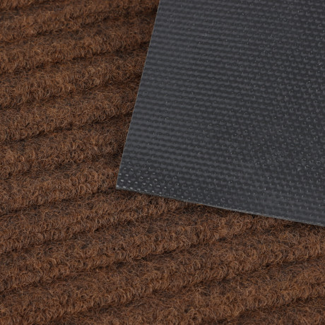 Коврик влаговпитывающий SINDBAD Т202/2 40см х 60см х 8мм, в полоску, коричневый