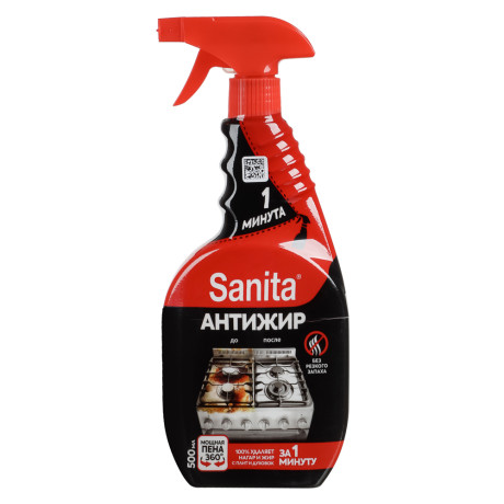 Средство чистящее для кухни SANITA 1 минута, п/б, 500 мл