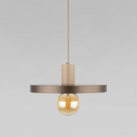 TK Lighting св-к потолочный 1х15W 400х400х1450 металл коричневый/бежевый SILA 10757 a070971