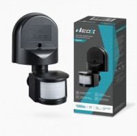 ASD/NEOX датчик движения ИК настенный ДД 08Ч 1200W, 12м, 180гр. черный IP44 3332