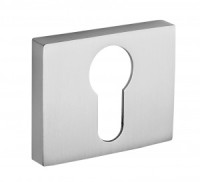 Накладка на цилиндр прямоуг. РЕНЦ, никель супер матовый INET 01 MSN